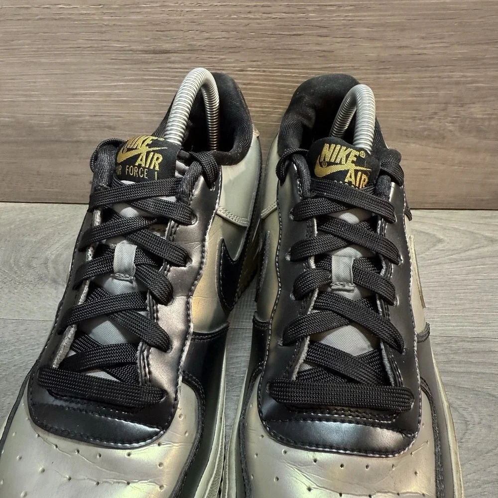 Nike Air Force 1 LV8 Low Metallic Cool Grey (GS) - 849345-003 - Size 7Y